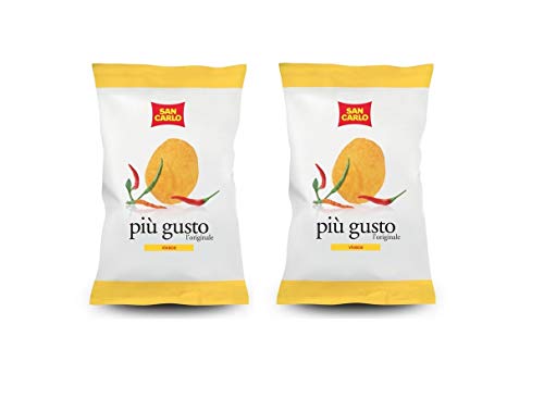 2x San Carlo più gusto Vivace Chips Patatine Kartoffelchips gesalzen 50g chips von San Carlo