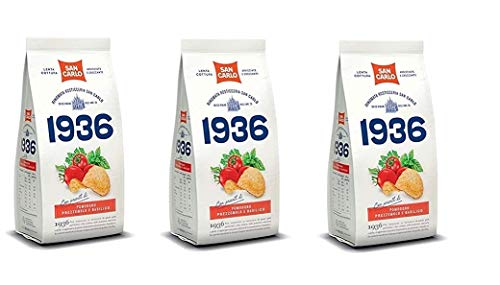 3x San Carlo 1936 Tomaten Petersilie und Basilikum Kartoffelchips gesalzen 150g von San Carlo