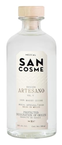 San Cosme | Mezcal | Artesano No. 5 | Würzigen Charakter mit klaren Noten von weißem Pfeffer und Tonkabohne | 500 ml | 51% vol. von San Cosme