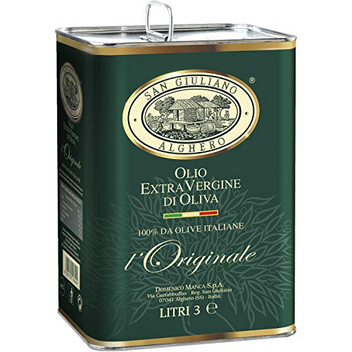 San Giuliano Alghero Extra natives Originalöl, 100 % italienisch, 3 Liter, 3000 ml San Giuliano Alghero Extra natives Originalöl, 100 % italienisch, 3 Liter, 3000 ml von San Giuliano