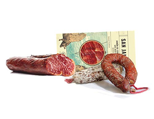 Ibéricos Geschenkkorb mit Jamón, Salchichón, Chorizo und Lomo Ibéricos Geschenkkorb mit Jamón, Salchichón, Chorizo und Lomo von San Jamon