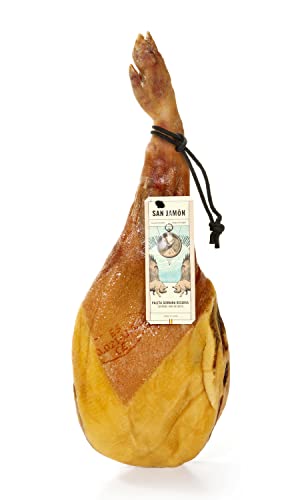 SAN JAMÓN. Serrana Gran Reserva Schinkenkeule. Handwerklich hergestelltes Stück Serrana Schinkenkeule von 4,5-5 kg mit einer mittleren Reifung von 10-12 Monaten in natürlicher Trockenkammer. von SAN JAMÓN