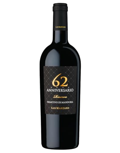 San Marzano Primitivo di Manduria 62 Anniversario Riserva DOP 2018 (1 x 0,75 l) von SMT SAN MERICAN TOMATO