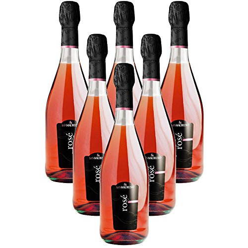 Italienischer Sekt Rosè Extra Dry San Maurizio Spumante secco (6 flaschen 75 cl.) von San Maurizio Spumante secco