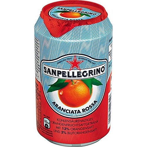 SanPellegrino Aranciata Rossa, 24er Pack, 24 x 330 ml von Sanpellegrino