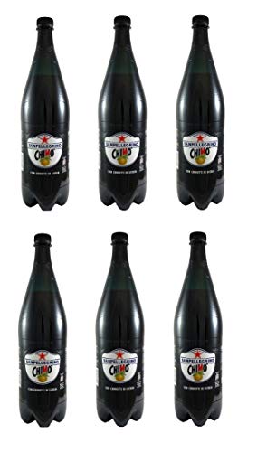 6 x San Pellegrino Chinotto Chino Italienisches Softdrink-Getränke, PET, 1,25 l, italienische Bitterorange Limonade von ebaney