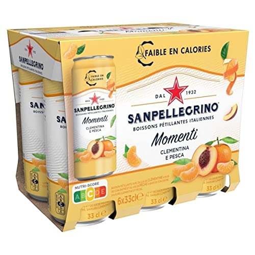 SAN PELLEGRINO Sprudelgetränk Clementine Peche, 6 x 33 cl SAN PELLEGRINO Sprudelgetränk Clementine Peche, 6 x 33 cl von SAN PELLEGRINO