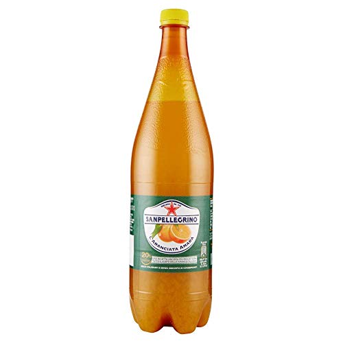 San Pellegrino Aranciata Amara Italienisches Softdrinkgetränk, 1,25 l, 6 Stück von San Pellegrino