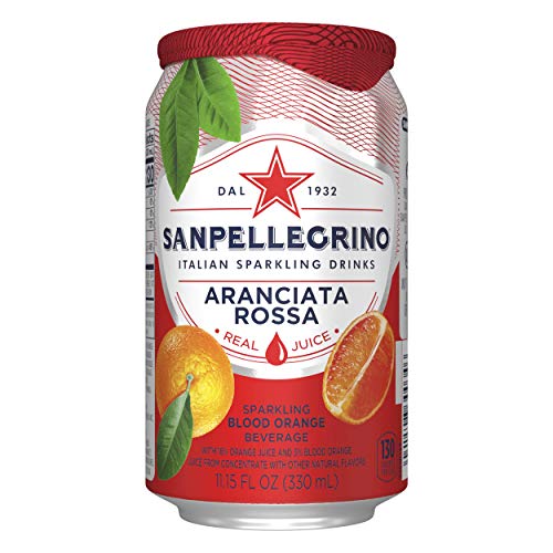 San Pellegrino Aranciata Rossa (Blood Red Orange) - 6 pack (11.15 oz cans) by San Pellegrino von San Pellegrino