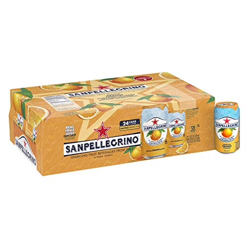 San Pellegrino Sanpellgrino Sparkling Fruit Getränke, Aranciata/Orange (insgesamt 24 Stück) von San Pellegrino