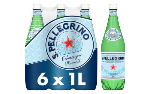 San Pellegrino Funkelndes natürliches Mineralwasser, 6 x 1 l von San Pellegrino