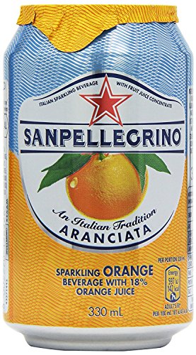 San Pellegrino Aranciata 0,33 l eingeschweißt (1 Dose Orangen-Limonade) von San Pellegrino