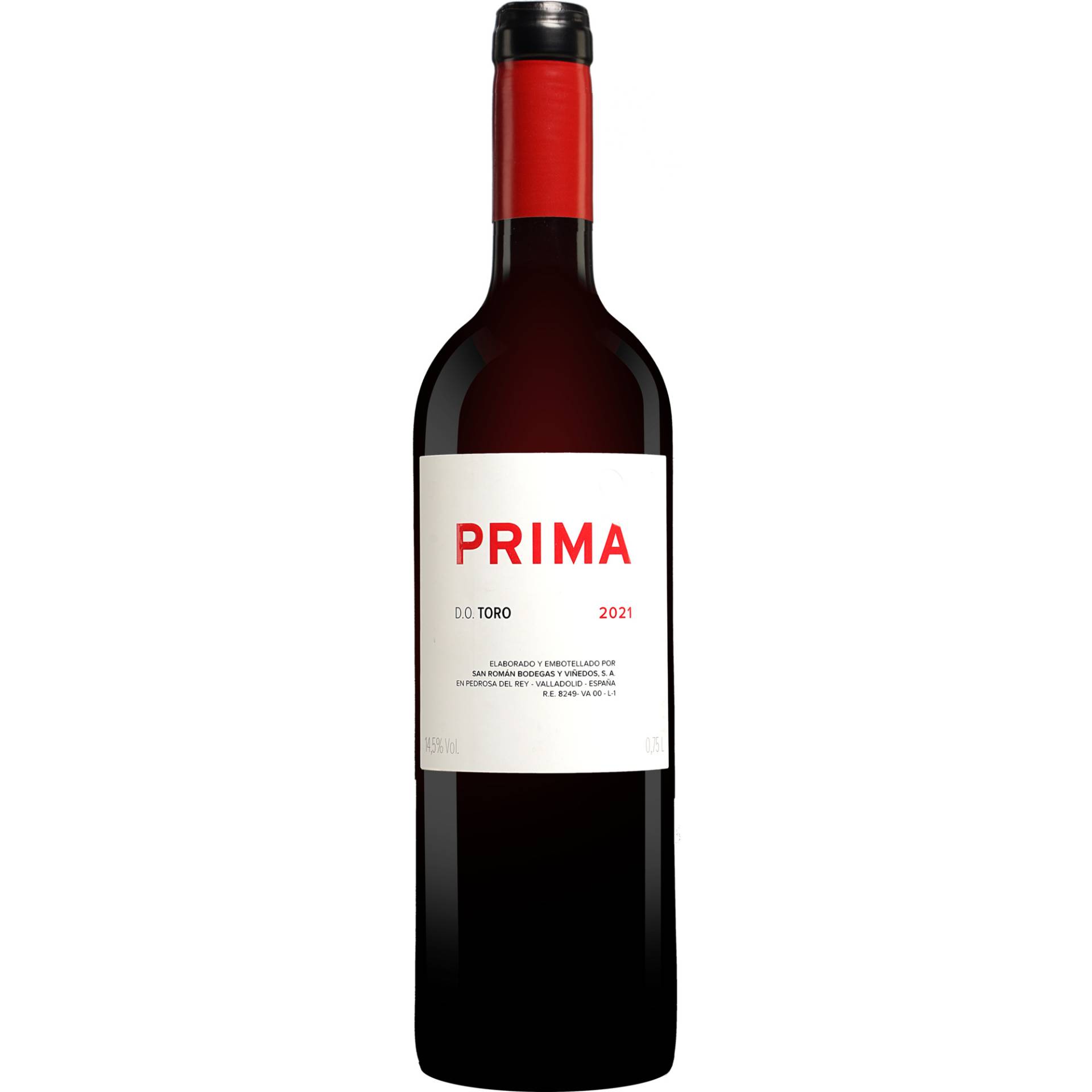 Prima 2021 0.75L 14.5% Vol. Rotwein Trocken aus Spanien Prima 2021 0.75L 14.5% Vol. Rotwein Trocken aus Spanien von San Román Bodegas y Viñedos