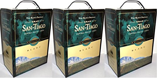 3 x SAN TIAGO BLANC SPECIAL BLEND WEIßWEIN Bag in Box 3 Liter 12,5% Incl. Goodie von Flensburger Handel 3 x SAN TIAGO BLANC SPECIAL BLEND WEIßWEIN Bag in Box 3 Liter 12,5% Incl. Goodie von Flensburger Handel von San Tiago