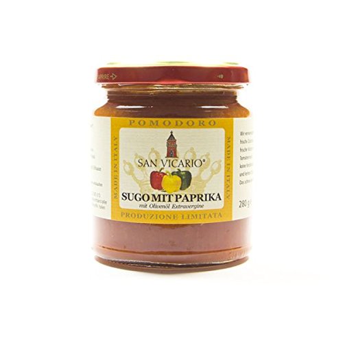 San Vicario – Tomatensauce mit frischer Paprika (mild) 280 g von San Vicario