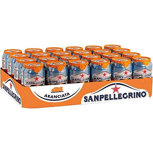 24 Dosen a 0,33l San Pellegrino Aranciata inkl. EINWEG Pfand Orange Sanpellegrino von Sanpellegrino