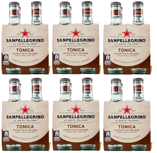 24er-Pack San Pellegrino Tonica Rovere,Kohlensäurehaltiges Erfrischendes italienisches Alkoholfreies Getränk,Tonic Wasser mit Eichenextrakt,20cl Einweg-Glasflasche 24er-Pack San Pellegrino Tonica Rovere,Kohlensäurehaltiges Erfrischendes italienisches Alkoholfreies Getränk,Tonic Wasser mit Eichenextrakt,20cl Einweg-Glasflasche von San Pellegrino