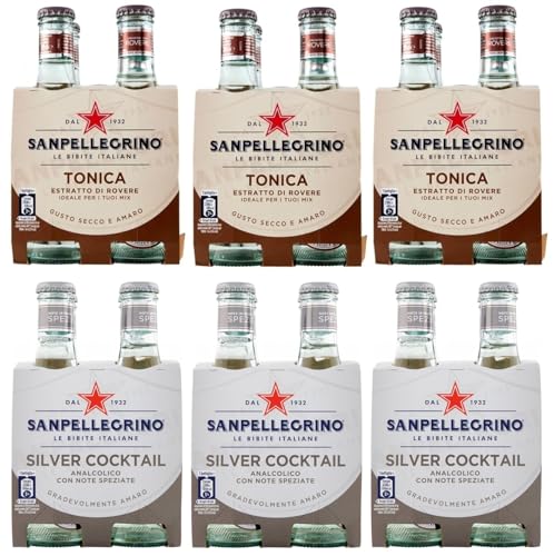 24er-Pack Testpaket San Pellegrino Silver Cocktail Alkoholfreies Getränk + Tonica Rovere Alkoholfreies Getränk 20cl Einweg-Glasflasche 24er-Pack Testpaket San Pellegrino Silver Cocktail Alkoholfreies Getränk + Tonica Rovere Alkoholfreies Getränk 20cl Einweg-Glasflasche von San Pellegrino