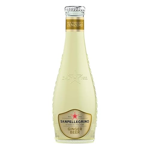 48er-Pack San Pellegrino Ginger Beer,Kohlensäurehaltiges Erfrischendes italienisches Alkoholfreies Getränk mit Noten von Ingwer,20cl Einweg-Glasflasche 48er-Pack San Pellegrino Ginger Beer,Kohlensäurehaltiges Erfrischendes italienisches Alkoholfreies Getränk mit Noten von Ingwer,20cl Einweg-Glasflasche von San Pellegrino