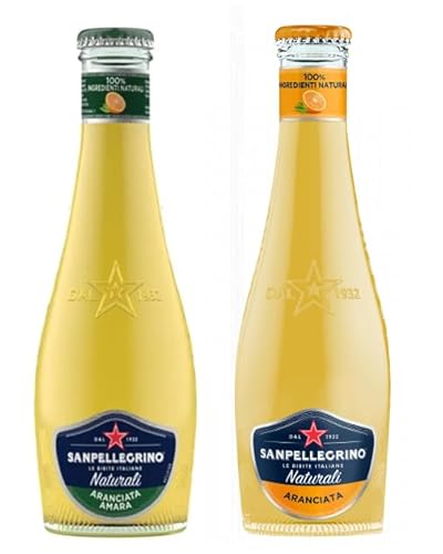 SanPellegrino 48er-Pack Testpaket San Pellegrino Aranciata Amara Alkoholfreies Getränk mit Bittere Orange + Aranciata Alkoholfreies Getränk mit Orangensaft 20cl Einweg-Glasflasche SanPellegrino 48er-Pack Testpaket San Pellegrino Aranciata Amara Alkoholfreies Getränk mit Bittere Orange + Aranciata Alkoholfreies Getränk mit Orangensaft 20cl Einweg-Glasflasche von San Pellegrino