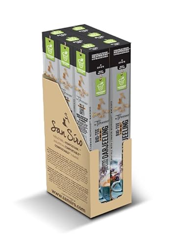 SanSiro BIO Earl Grey Tee von Tpresso® | 100% Industriell kompostierbar | Umweltfreundlich und CO2 neutral | 60 Kapseln für Nespresso® Kapselmaschinen von SanSiro