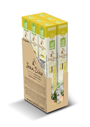 SanSiro BIO Krauseminze Tee von Tpresso® | 100% Industriell kompostierbar | Umweltfreundlich | 60 Kapseln für Nespresso® Kapselmaschinen von SanSiro