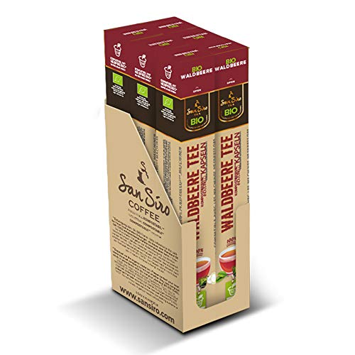San Siro Bio Waldbeer-Tee - CO2 neutral produziert - nachhaltig und umweltfreundlich - 60 Kapseln San Siro Bio Waldbeer-Tee - CO2 neutral produziert - nachhaltig und umweltfreundlich - 60 Kapseln von San Siro