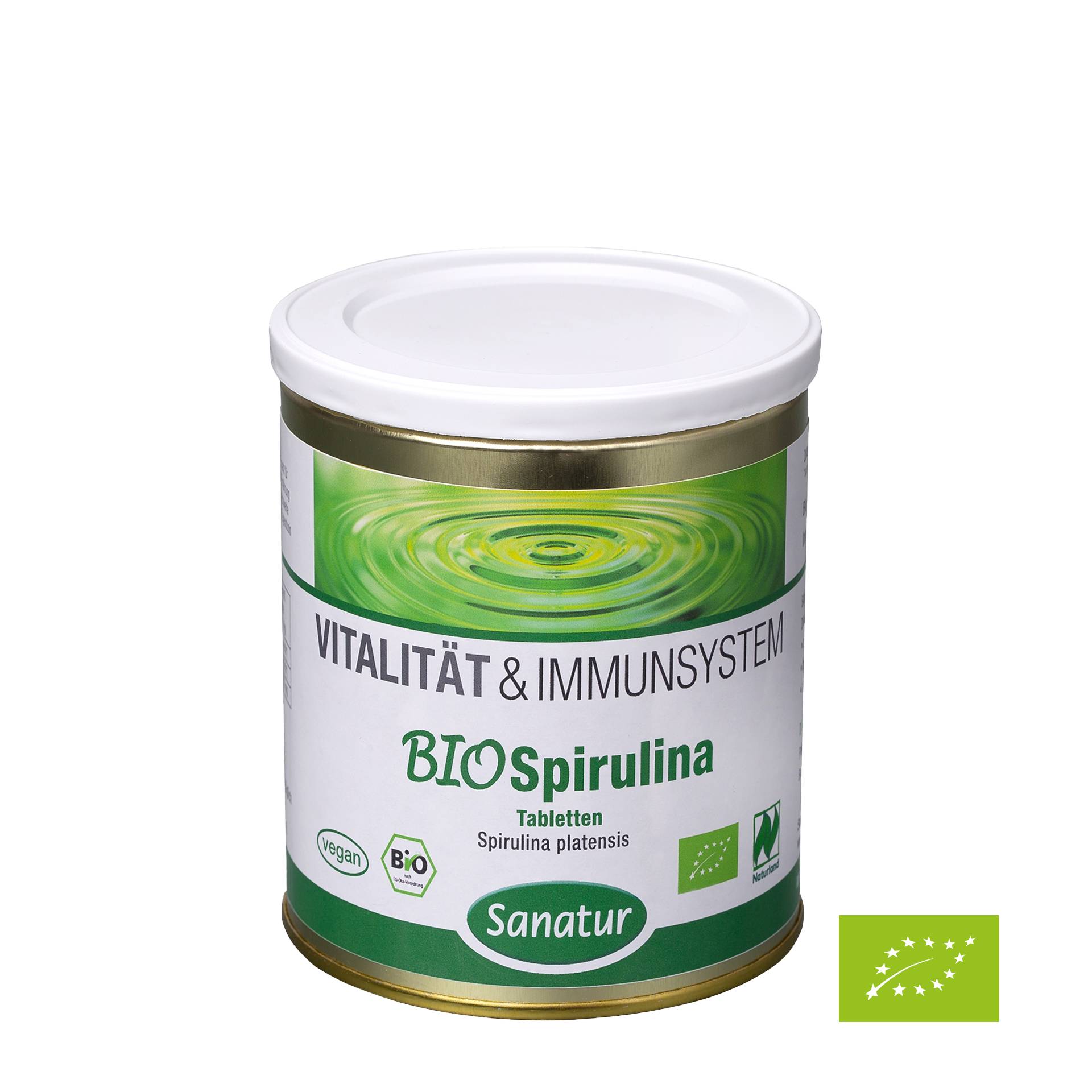 BIO Spirulina, 1000 Tabletten von Sanatur