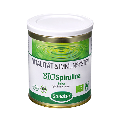 BIO Spirulina, 400 g Pulver von Sanatur