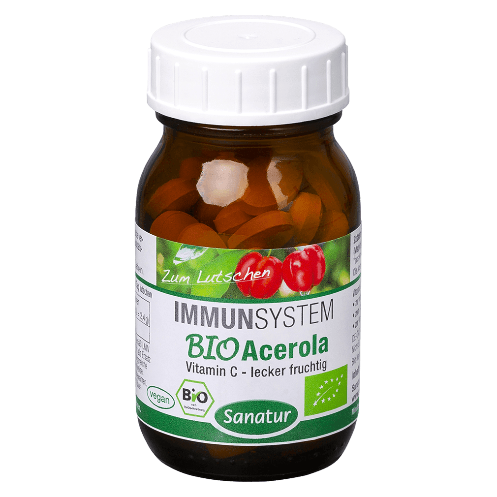 Bio Acerola Lutschtabletten Bio Acerola Lutschtabletten von Sanatur