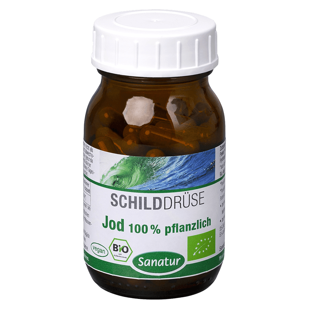 Bio Jod 100 % pflanzlich Kapseln Bio Jod 100 % pflanzlich Kapseln von Sanatur