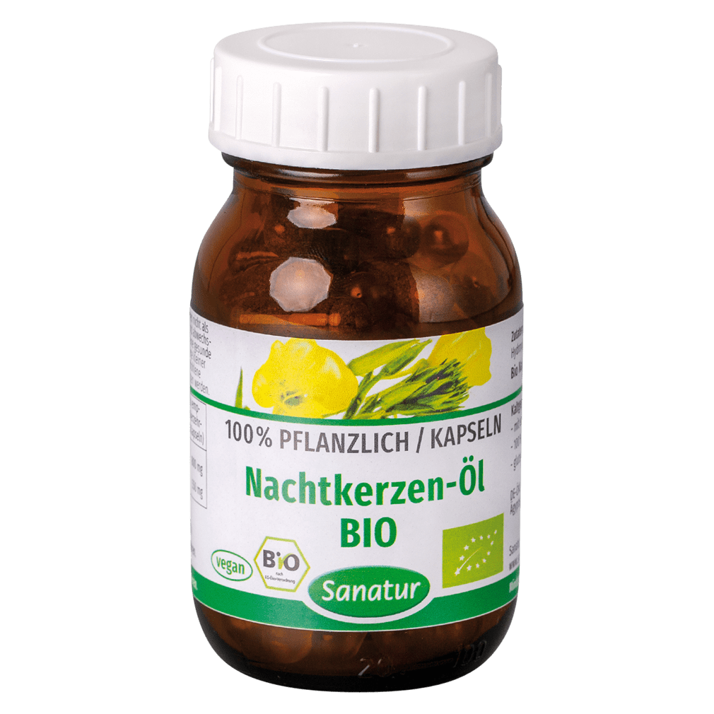 Bio Nachtkerzen-Öl Kapseln Bio Nachtkerzen-Öl Kapseln von Sanatur