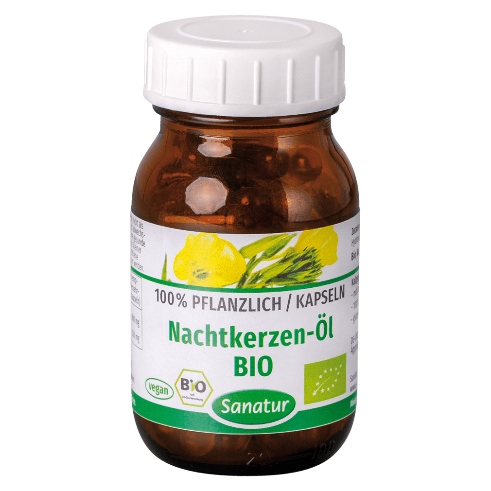 Bio Nachtkerzen-Öl Kapseln von Sanatur