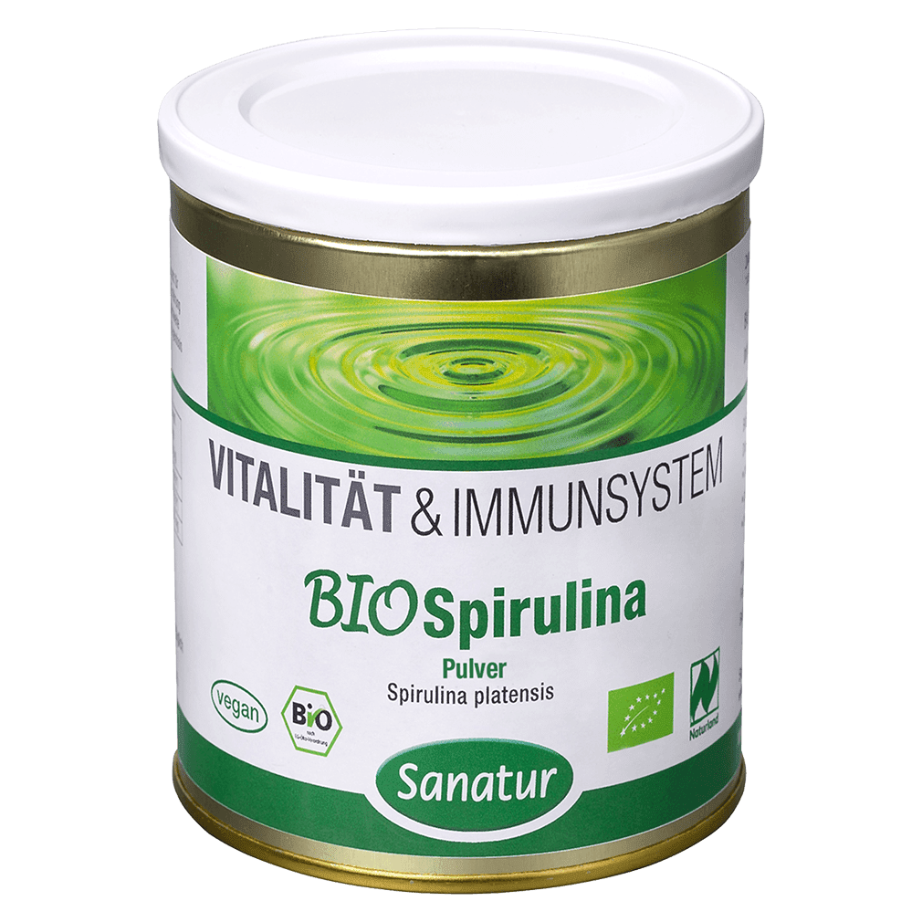 Bio Spirulina Pulver Bio Spirulina Pulver von Sanatur