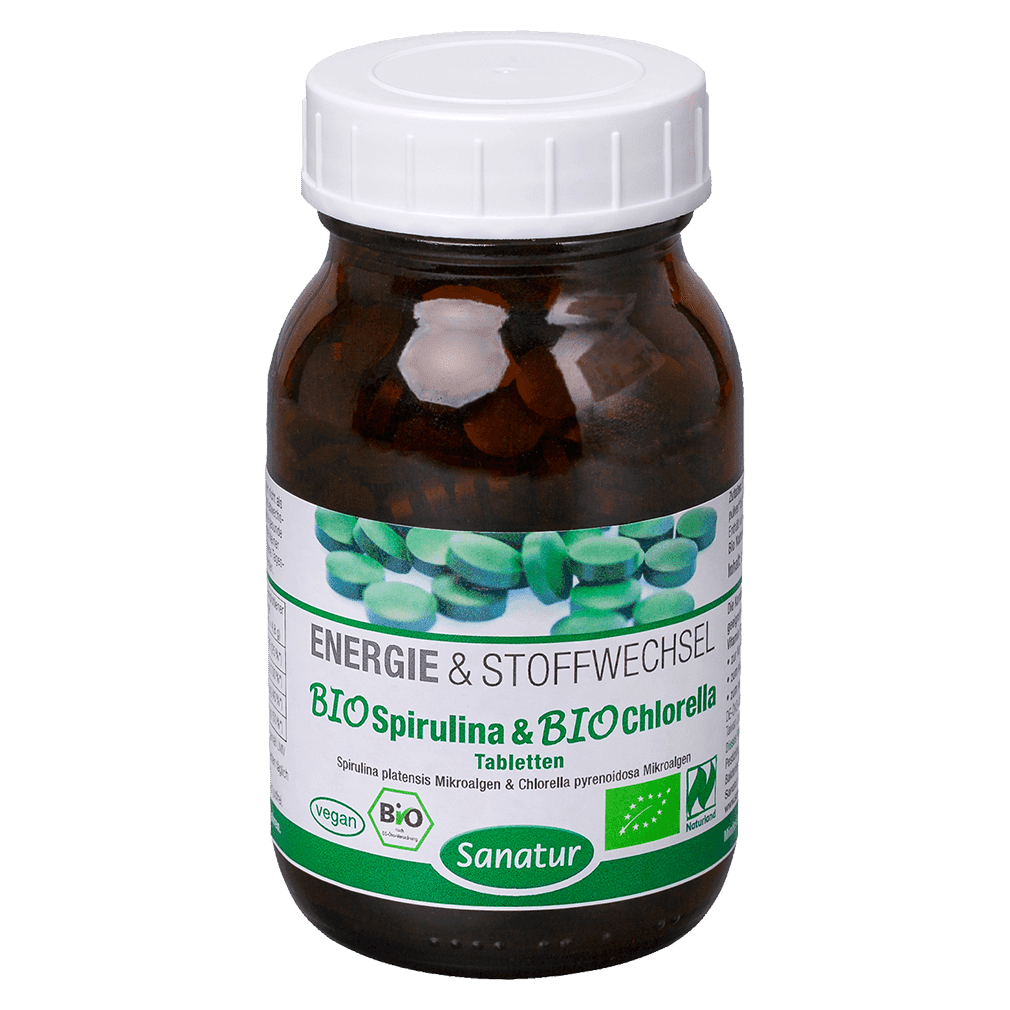 Bio Spirulina & Chlorella Tabletten von Sanatur