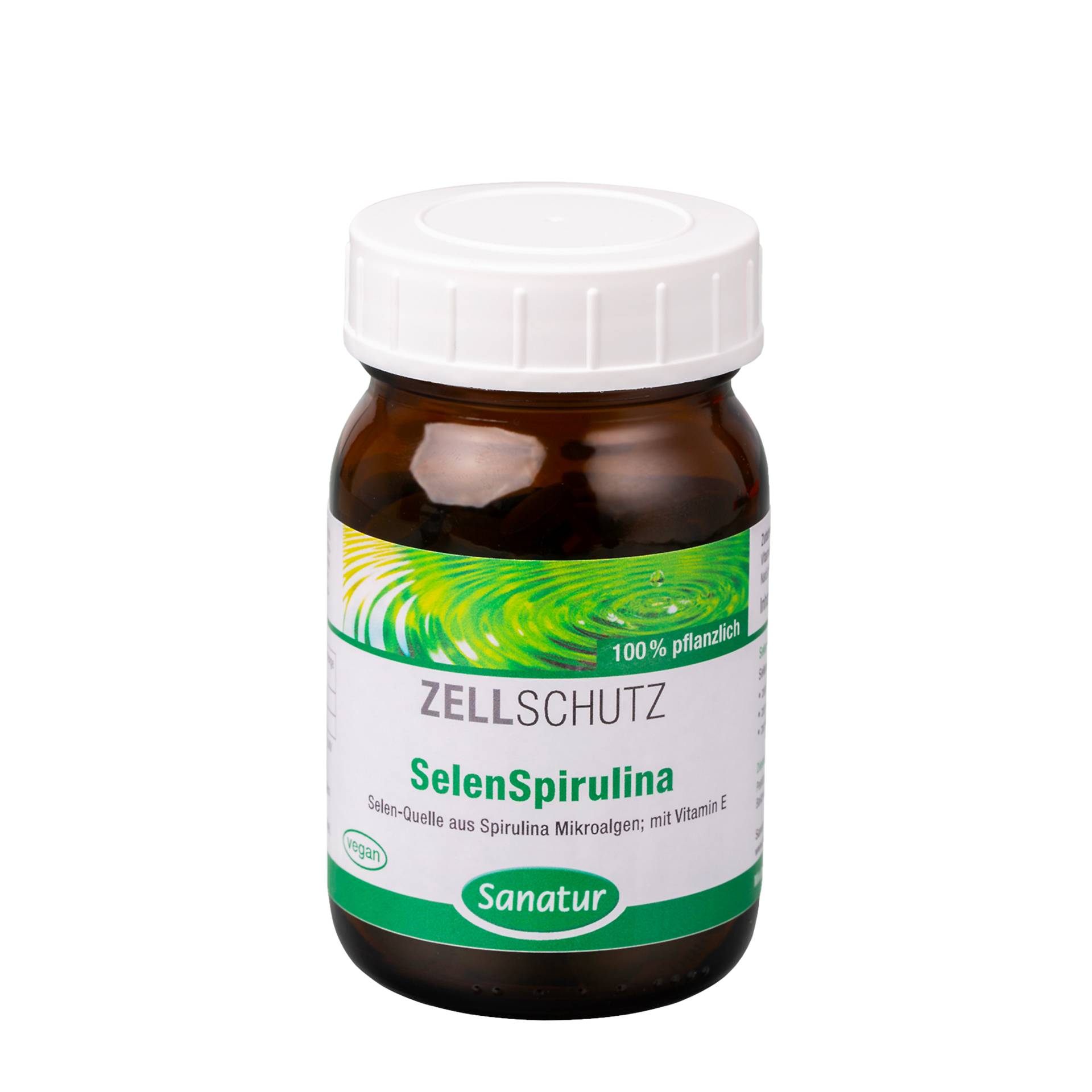 SelenSpirulina 250 Tabletten - Für Schilddrüse und Immunsystem - Vegan - Sanatur von Sanatur