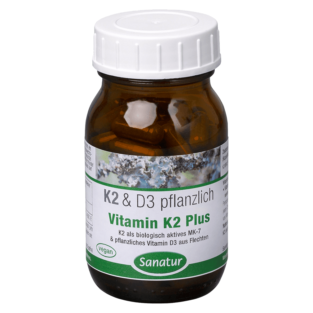 Vitamin K2 Plus Vit. D3 pflanzlich Vitamin K2 Plus Vit. D3 pflanzlich von Sanatur