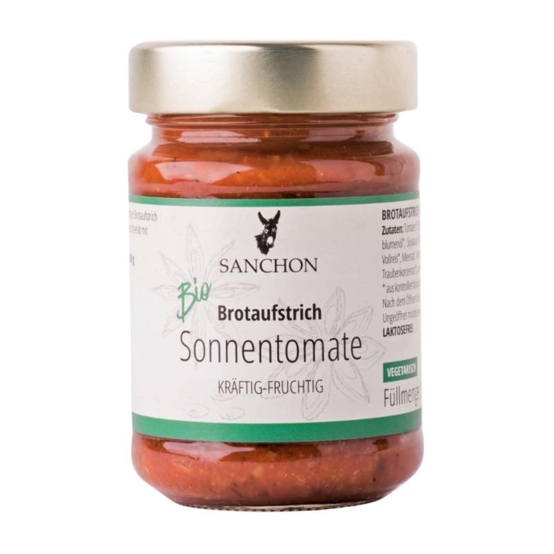 Bio Brotaufstrich Sonnentomate von Sanchon