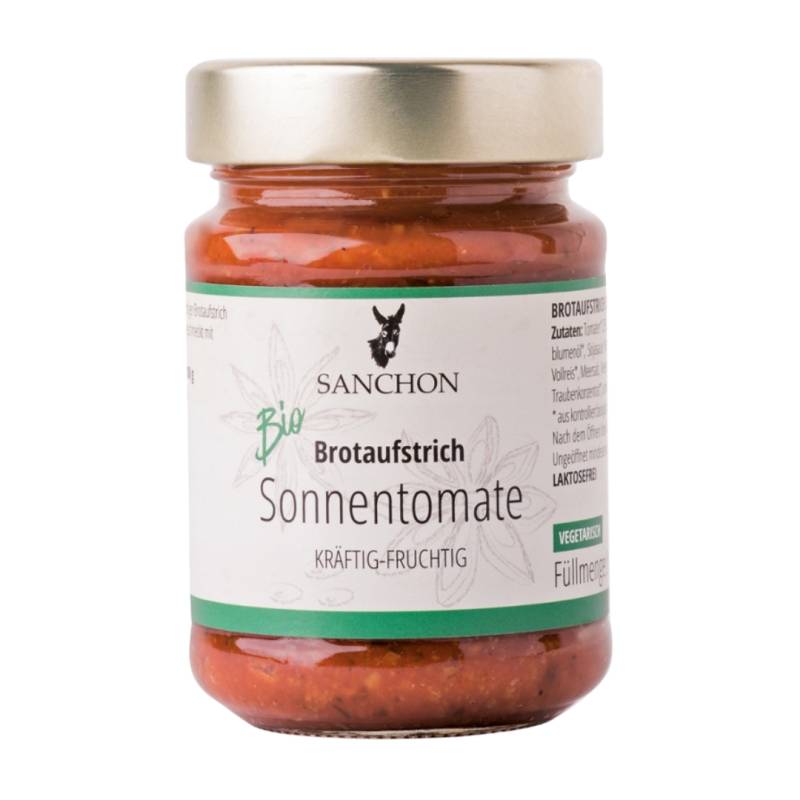 Bio Brotaufstrich Sonnen-Tomate von Sanchon