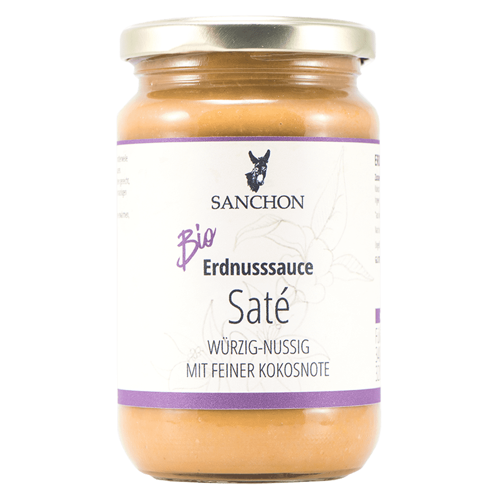 Bio Erdnusssauce Saté von Sanchon