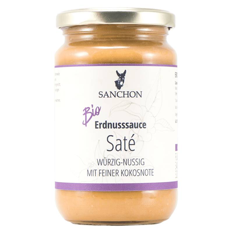 Bio Erdnusssauce Saté von Sanchon