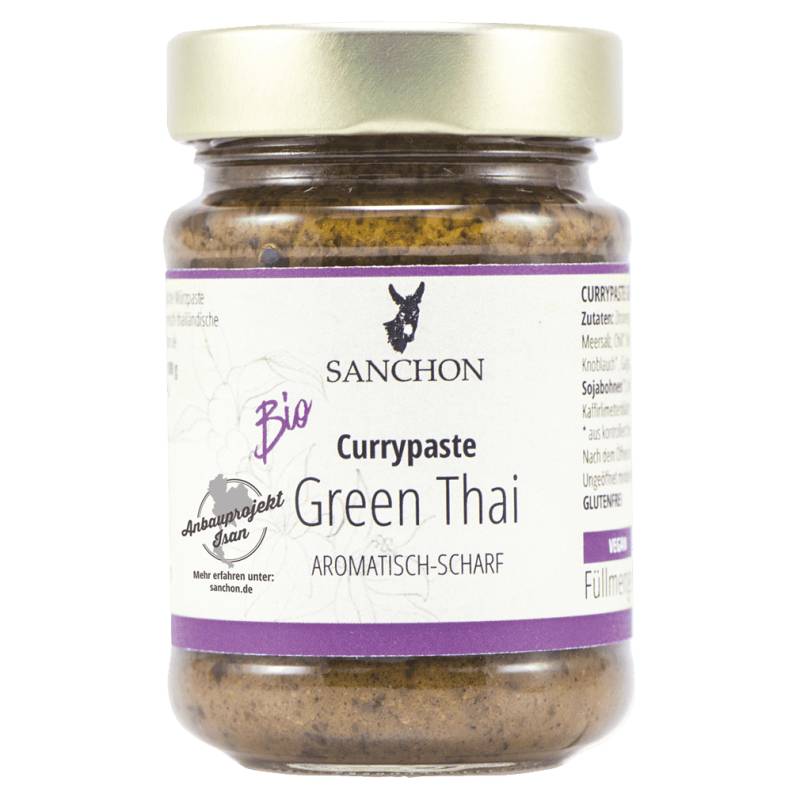 Bio Currypaste Green Thai von Sanchon