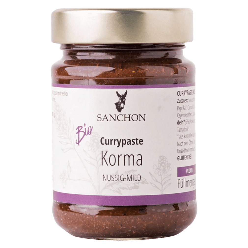 Bio Korma Currypaste Bio Korma Currypaste von Sanchon