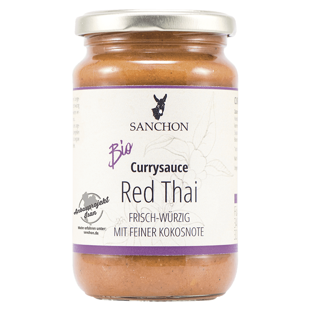 Bio Red Thai Currysauce von Sanchon