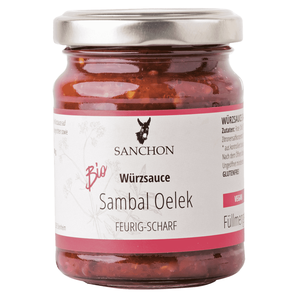 Bio Würzsauce Sambal Oelek von Sanchon