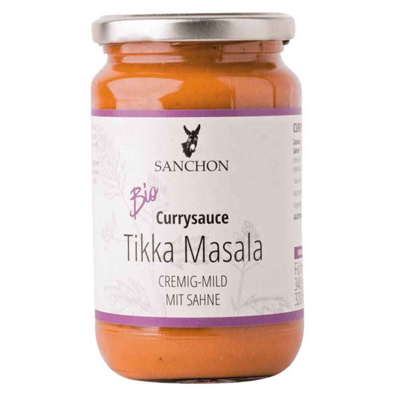Bio Currysauce Tikka Masala, mit Sahne von Sanchon