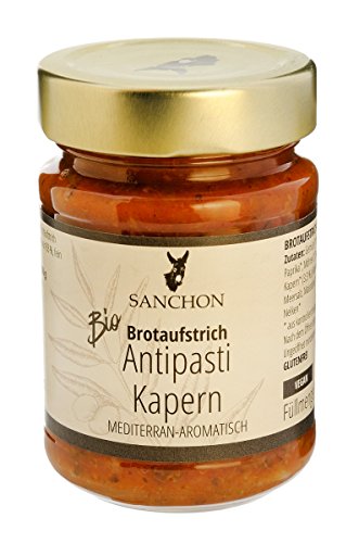 Sanchon Bio Brotaufstrich Antipasti Kapern, 190 g von Sanchon