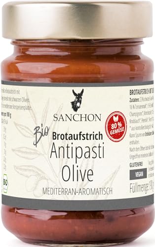 Bio Brotaufstrich Antipasti Olive, Sanchon (2 x 190 gr) von Sanchon