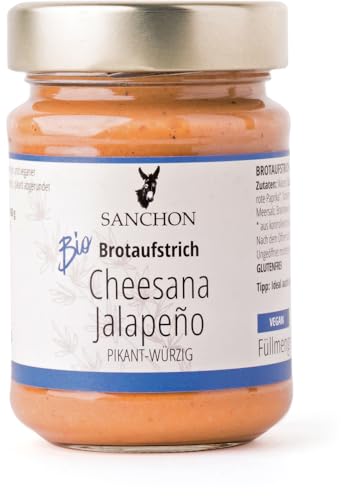 Bio Brotaufstrich Cheesana Jalapeo, Sanchon (2 x 170 gr) von Sanchon