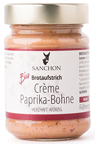 Sanchon Bio Brotaufstrich Crème Paprika-Bohne, 190 g von Sanchon